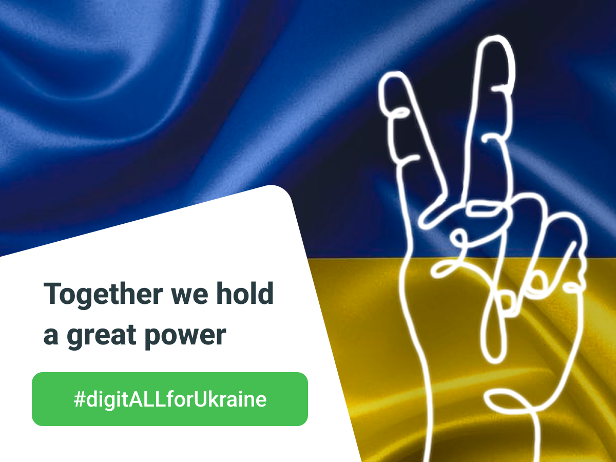 #digitALLforUkraine - Let’s help together